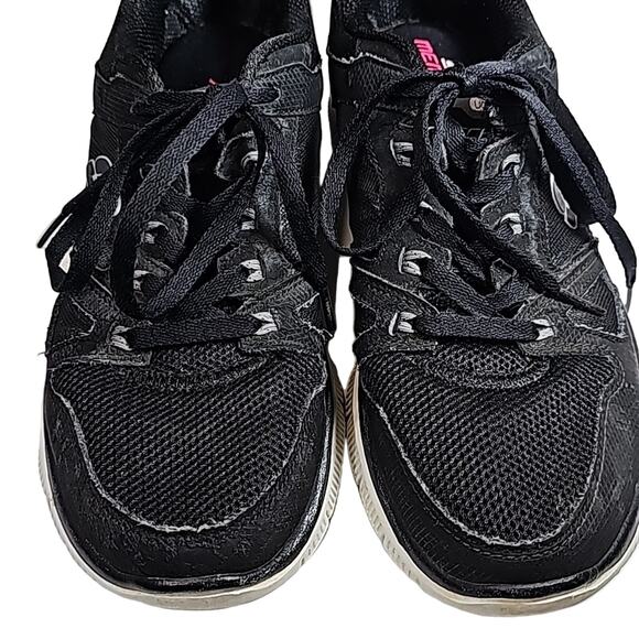 Skechers Womens Sz 7.5 Ultra-Light Flex Soles Black Sneakers Memory Foam - Picture 6 of 13